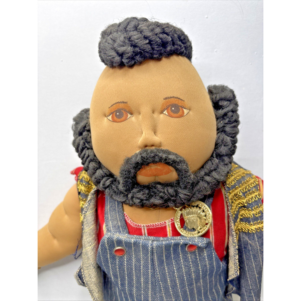 Mr. T Cloth Doll (Handmade / Cabbage Patch Style) - Picture 2 of 12